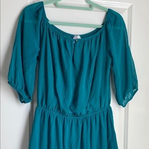 Green Alya dress size large.